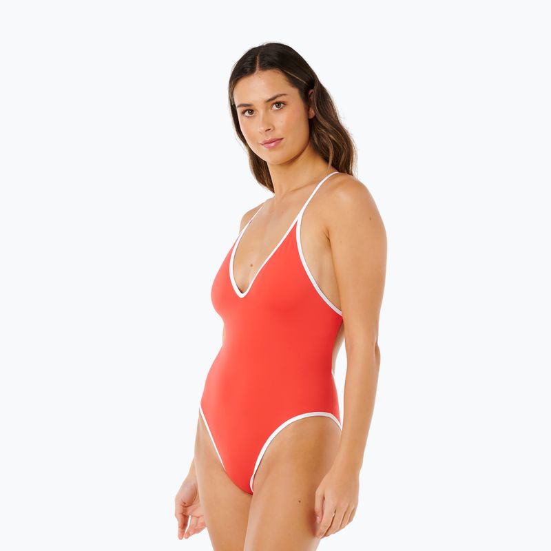 Costum de baie întreg pentru femei Rip Curl Classic Surf red 4