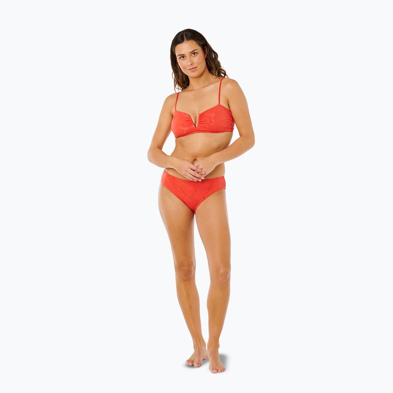 Top de costum de baie Rip Curl Oasis Multi Fit Bandeau red 2