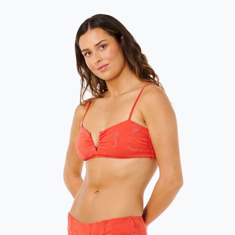 Top de costum de baie Rip Curl Oasis Multi Fit Bandeau red 4