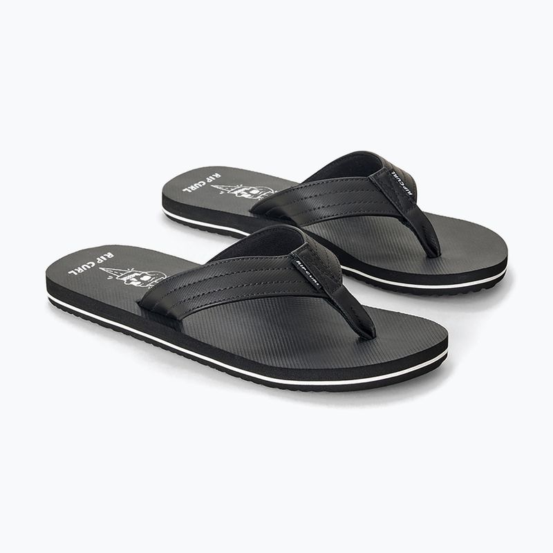 Șlapi pentru copii Rip Curl Ripper 2 Bloom black/white 2