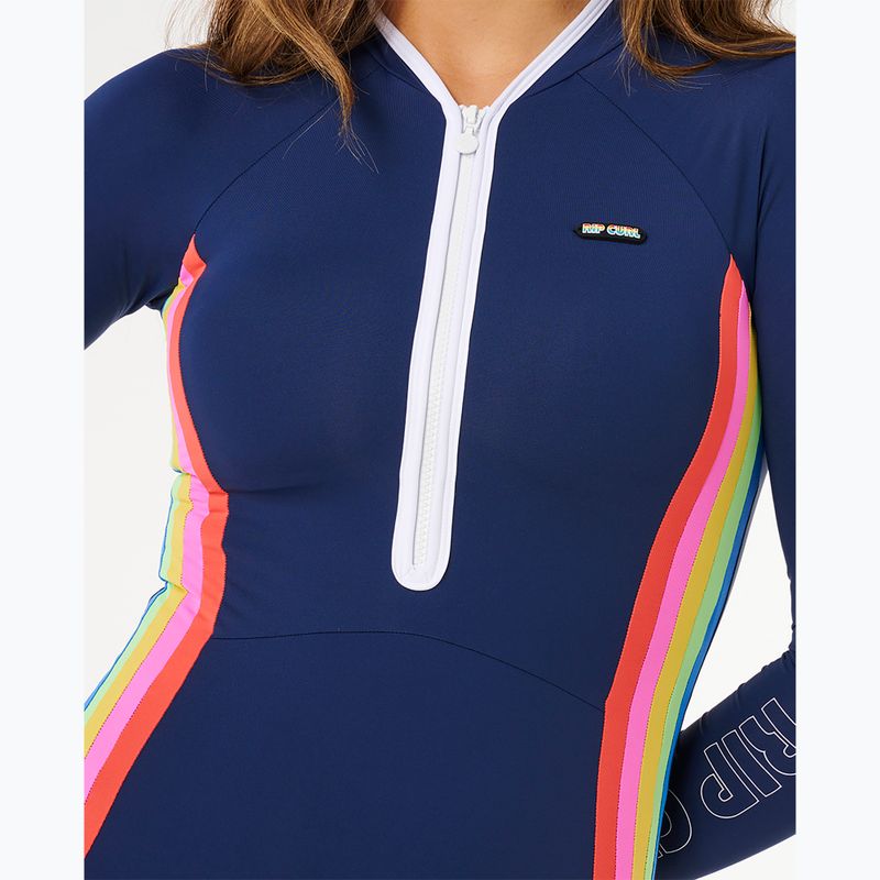 Costum de baie întreg pentru femei Rip Curl Surf Stripe UPF Surf Suit dark navy 6