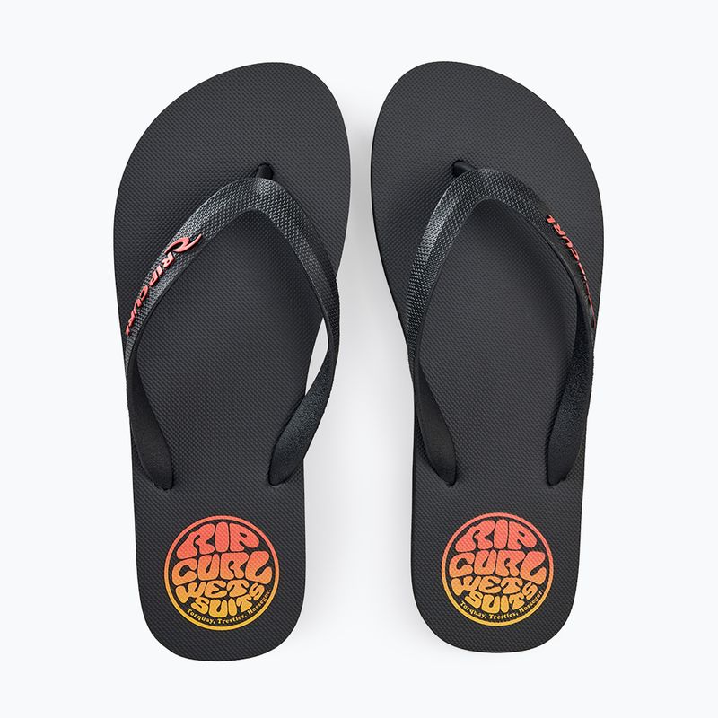 Șlapi pentru bărbați Rip Curl Icons of Surf Bloom Open Toe black/orange 5