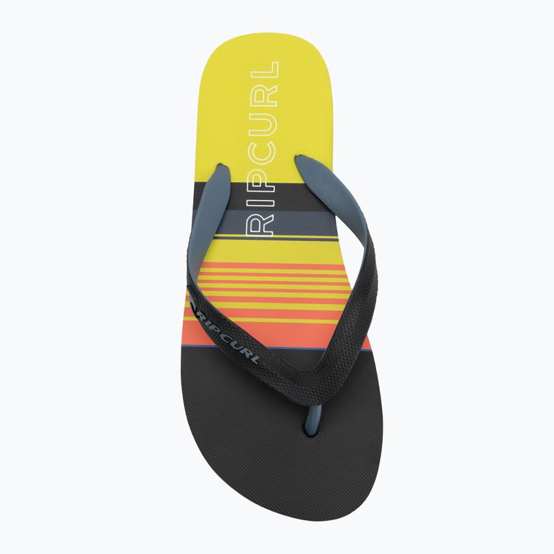 Șlapi pentru bărbați Rip Curl Daybreaker Bloom Open Toe neon lime 5