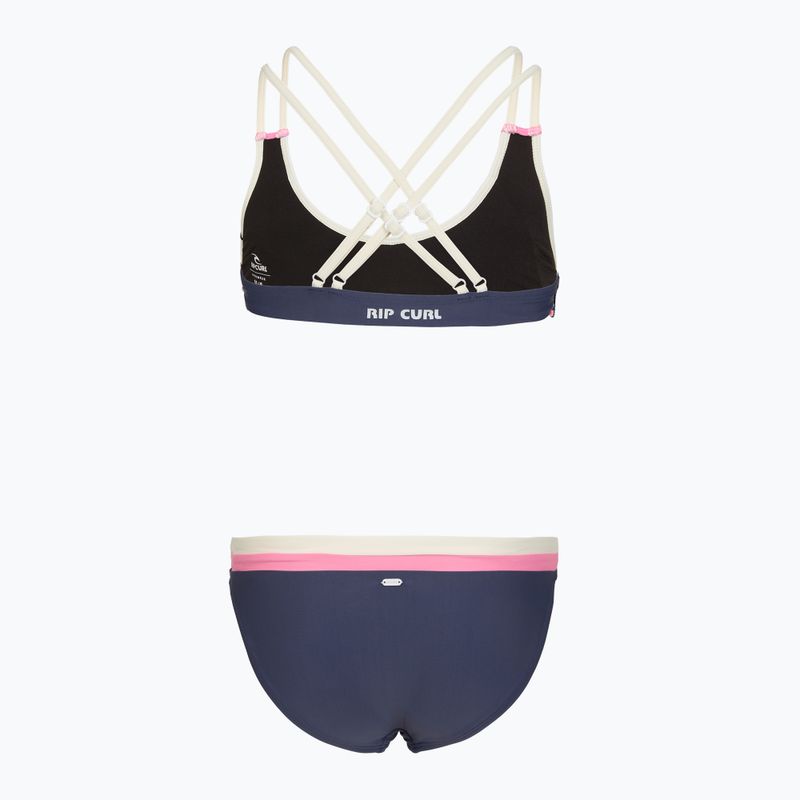 Costum de baie din două piese pentru copii Rip Curl Surf Revival Bikini navy 2