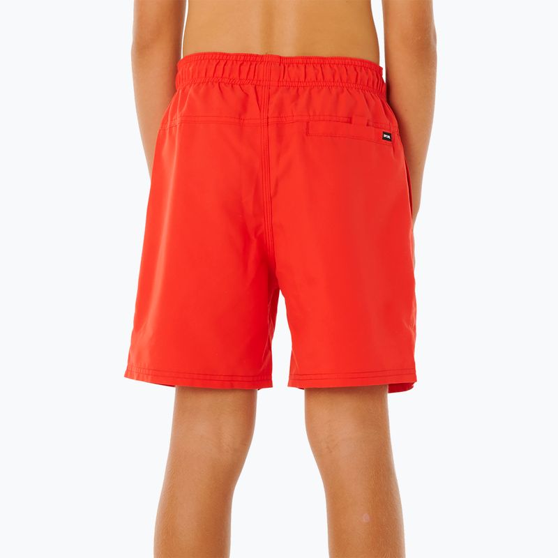 Pantaloni scurți de baie pentru copii Rip Curl Offset Volley red 4