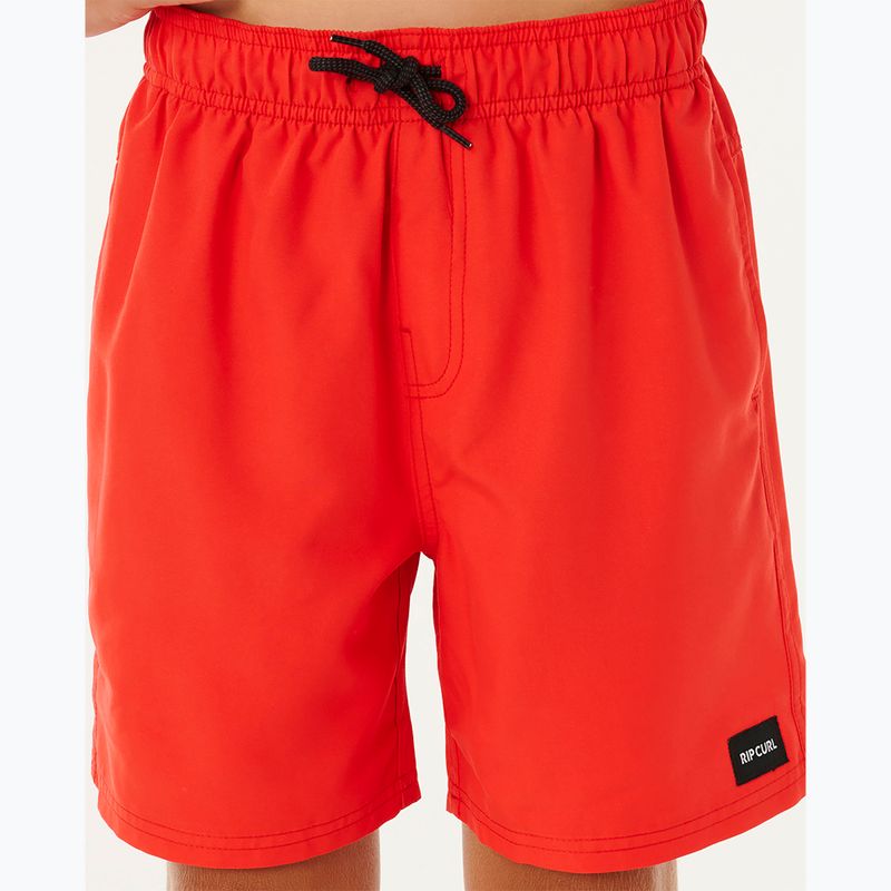 Pantaloni scurți de baie pentru copii Rip Curl Offset Volley red 6