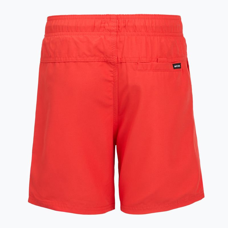 Pantaloni scurți de baie pentru copii Rip Curl Offset Volley red 8