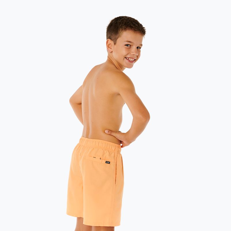 Pantaloni scurți de baie pentru copii Rip Curl Offset Volley mandarin set 5
