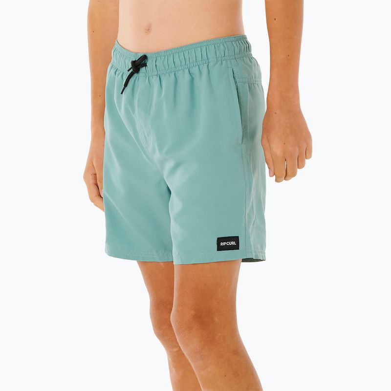 Pantaloni scurți de baie pentru copii Rip Curl Offset Volley blue lagoon 4