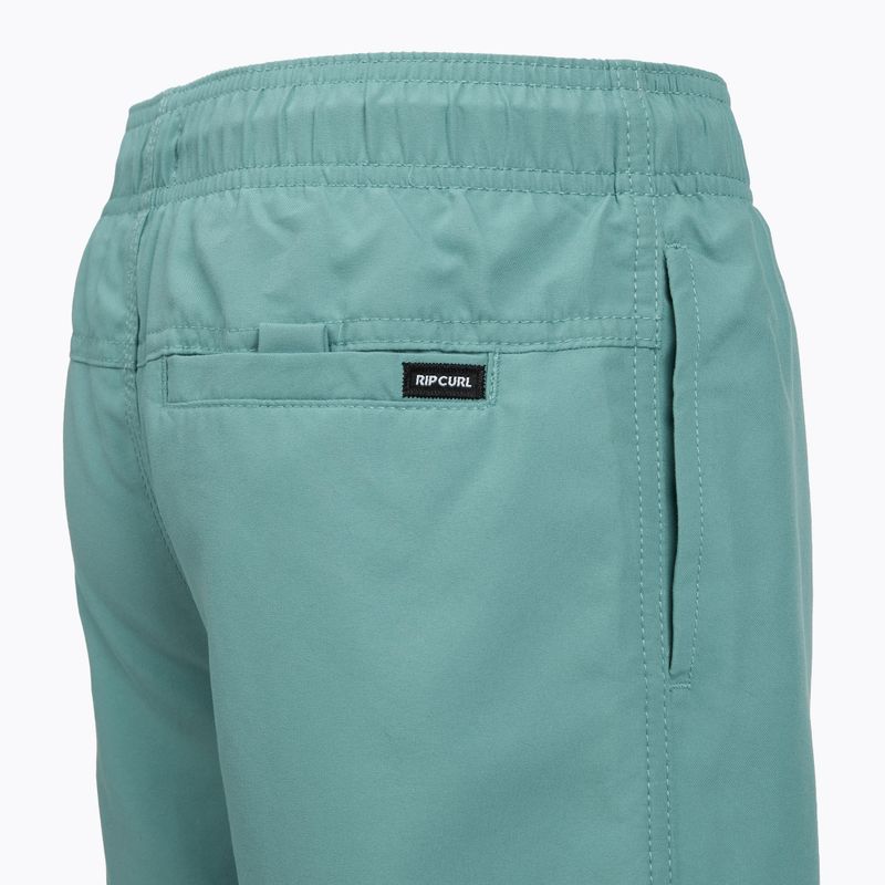 Pantaloni scurți de baie pentru copii Rip Curl Offset Volley blue lagoon 10