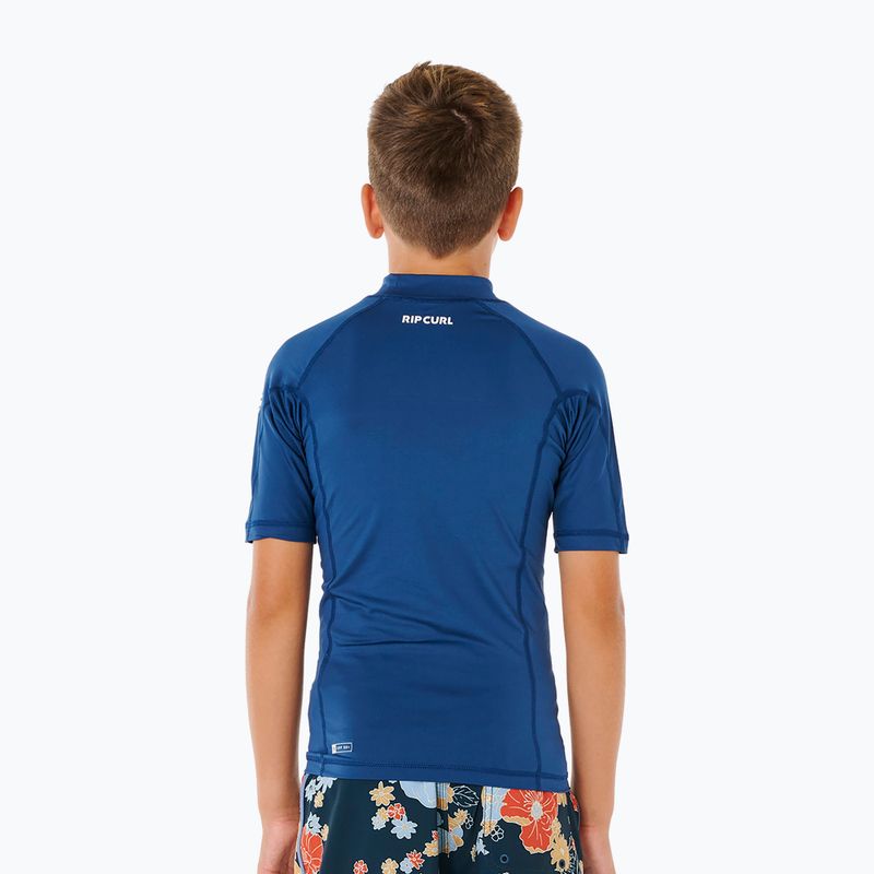 Tricou de înot pentru copii Rip Curl Waves Upf light navy 3