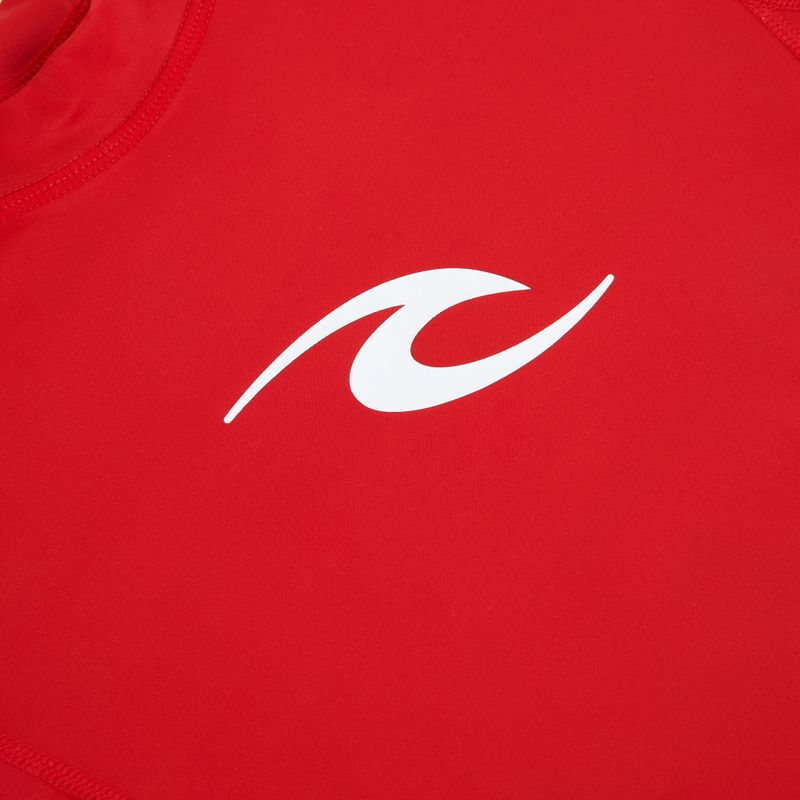 Tricou de înot pentru copii Rip Curl Waves Upf lava red 3