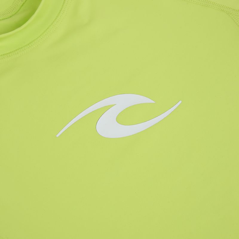 Tricou de înot pentru copii Rip Curl Waves Upf lime 3