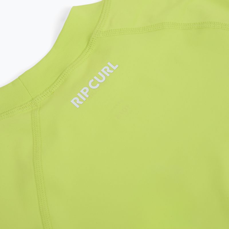 Tricou de înot pentru copii Rip Curl Waves Upf lime 4