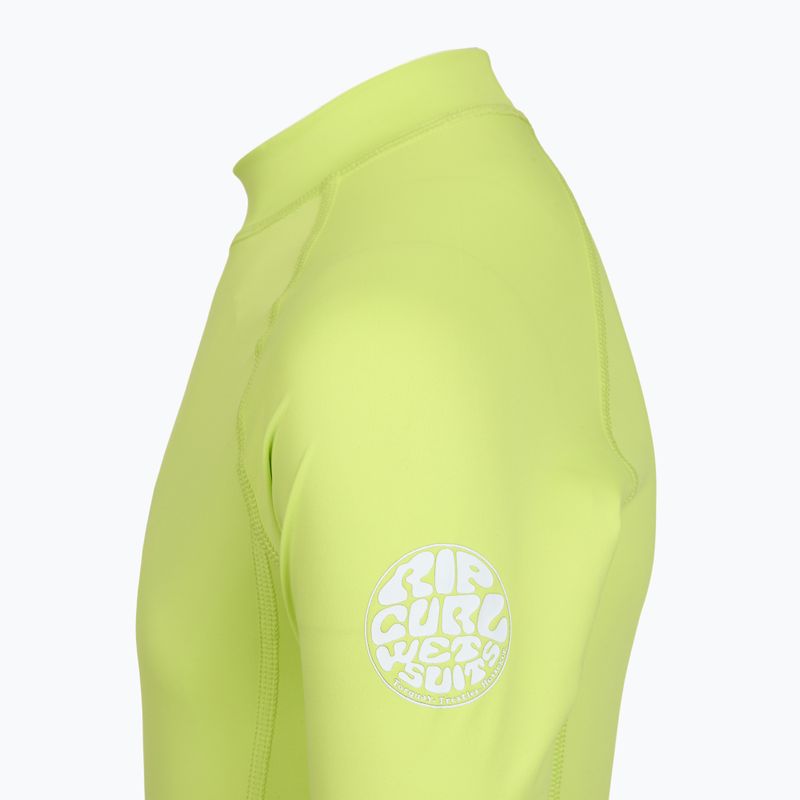 Tricou de înot pentru copii Rip Curl Waves Upf lime 5