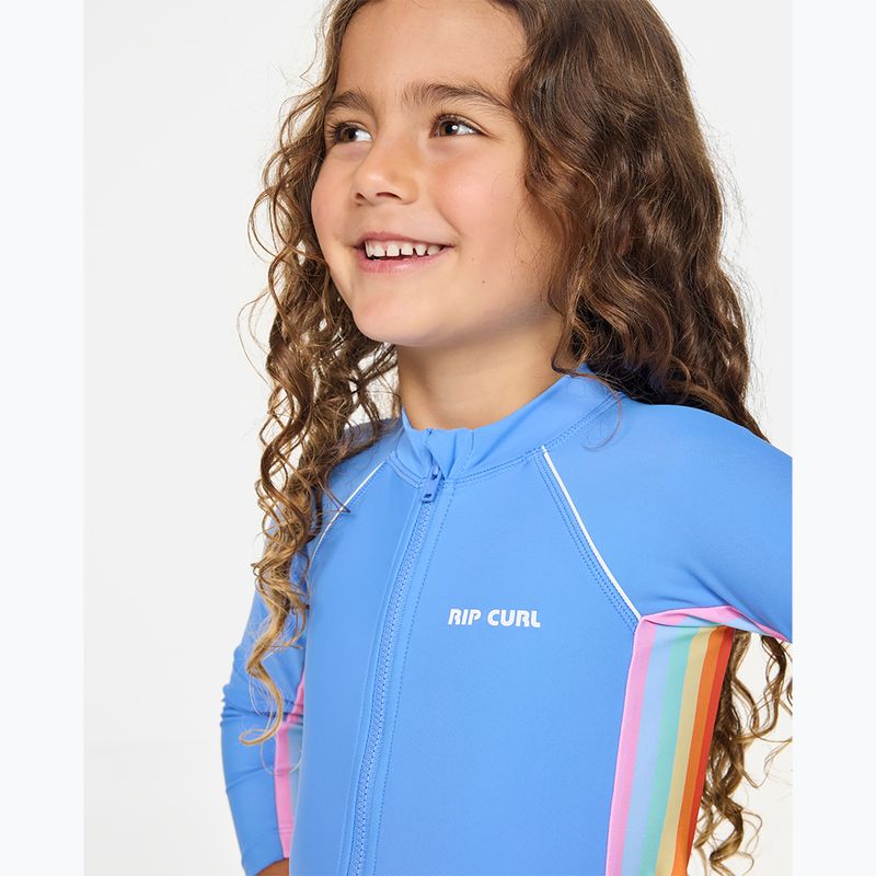 Costum de baie întreg pentru copii Rip Curl Sun Revival Springsuit cornflower blue 4