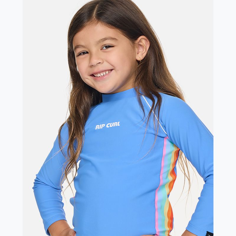 Tricou de înot pentru copii Rip Curl Sunshine Revival Rashie cornflower blue 9