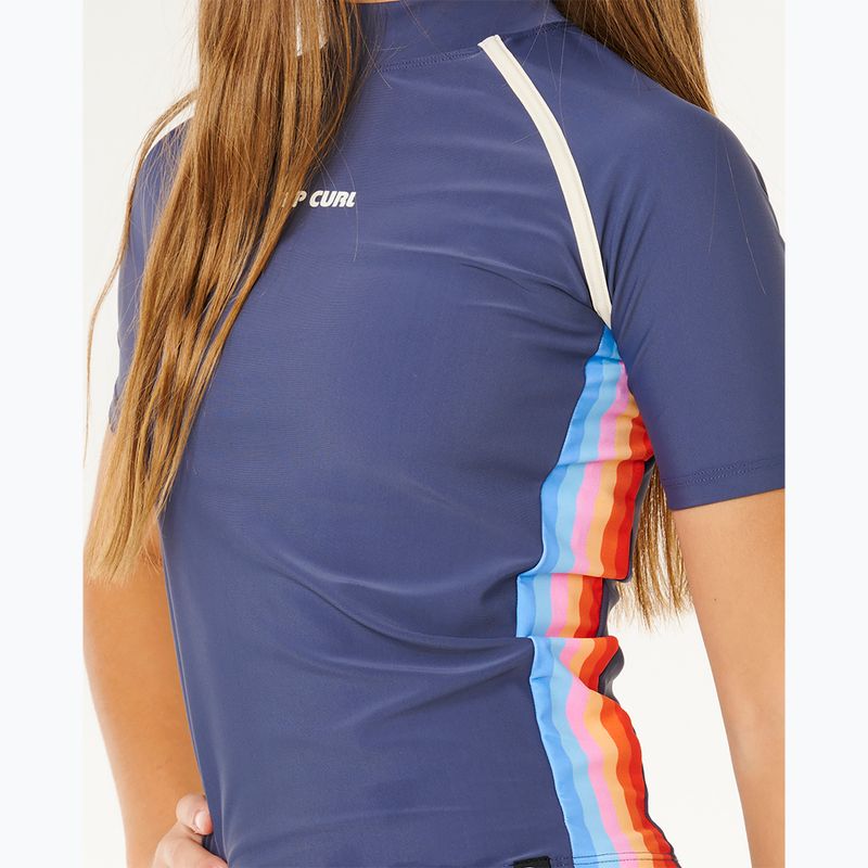 Tricou de înot pentru copii Rip Curl Surf Revival Rash Vest navy 6