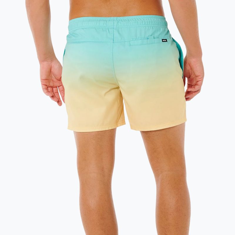 Pantaloni scurți de baie pentru bărbați Rip Curl Offset Fade Volley aqua 3