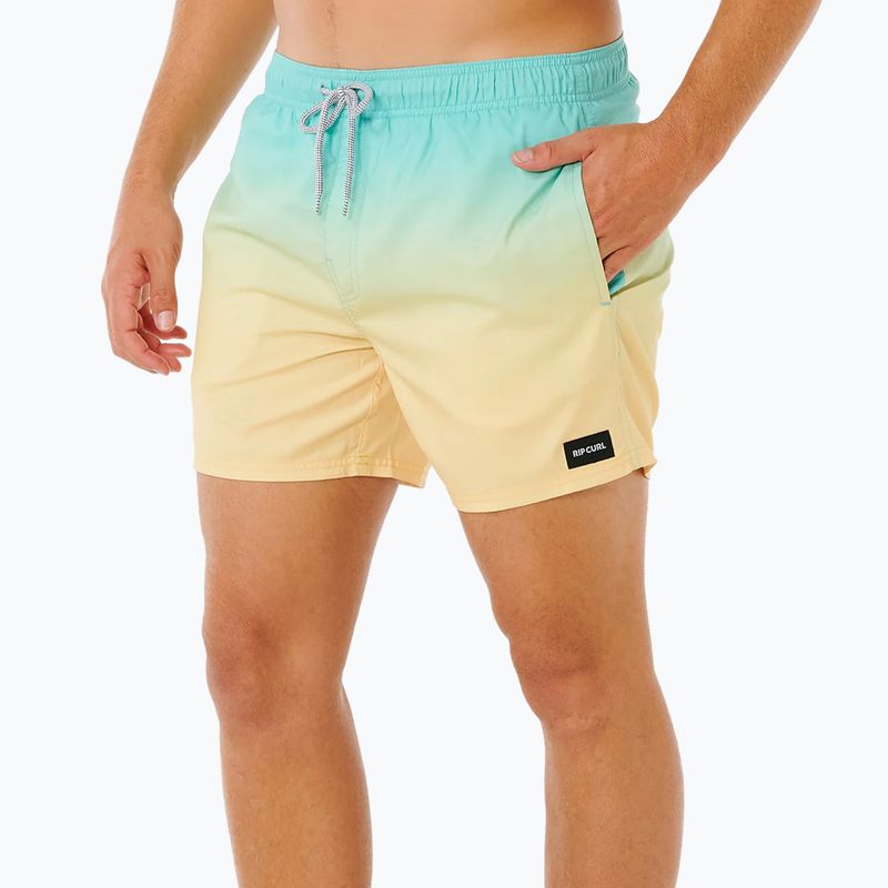 Pantaloni scurți de baie pentru bărbați Rip Curl Offset Fade Volley aqua 4