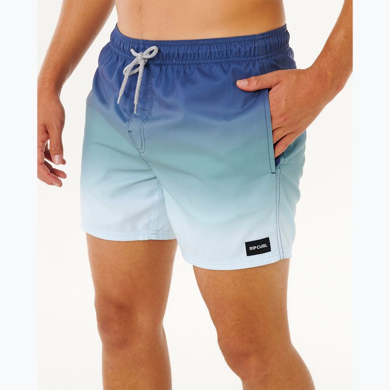 Pantaloni scurți de baie pentru bărbați Rip Curl Offset Fade Volley light navy 6