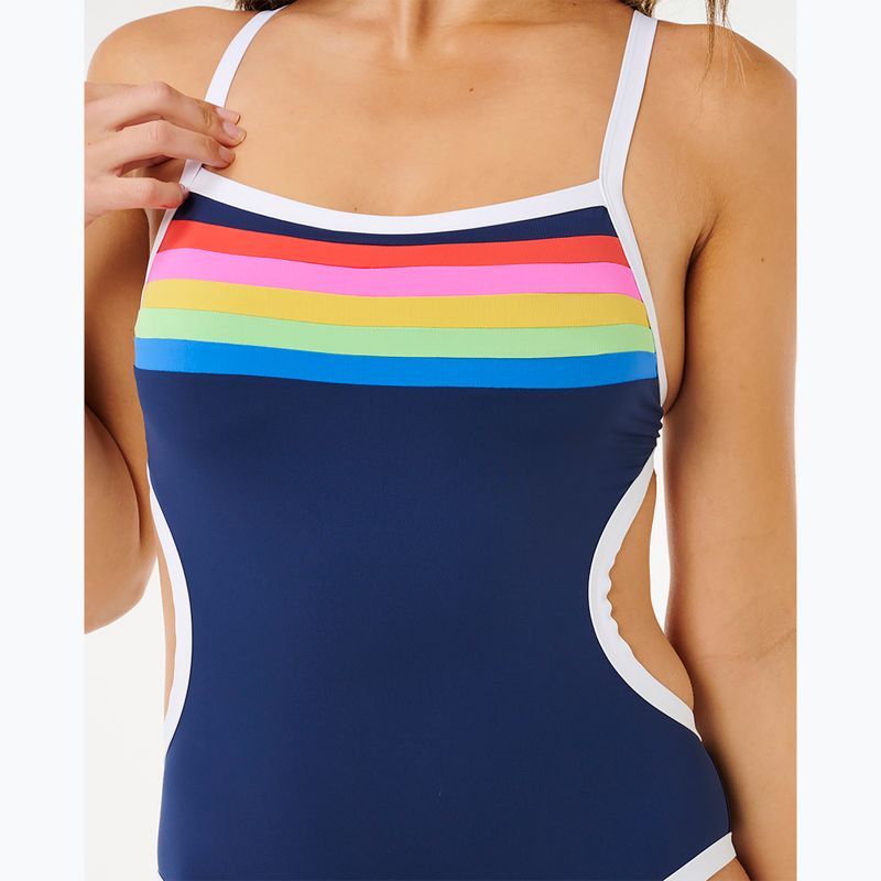 Costum de baie întreg pentru femei Rip Curl Surf Stripe Cheeky dark navy 6