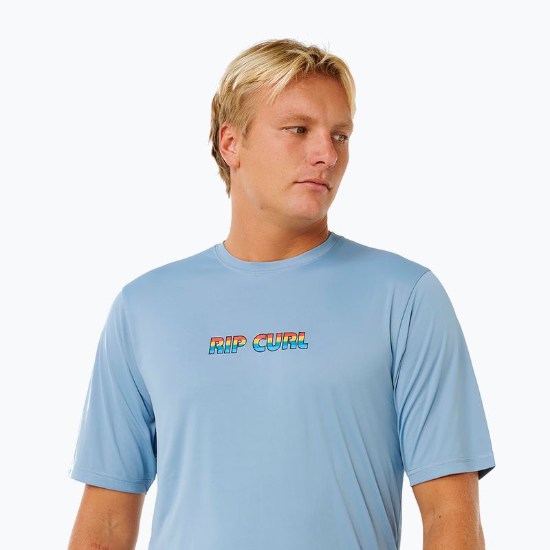 Tricou de înot pentru bărbați Rip Curl Icons Of Surflite Upf faded denim 5