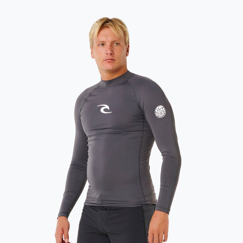 Bluză cu mânecă lungă pentru înot bărbați Rip Curl Waves Upf Perf charcoal grey 4