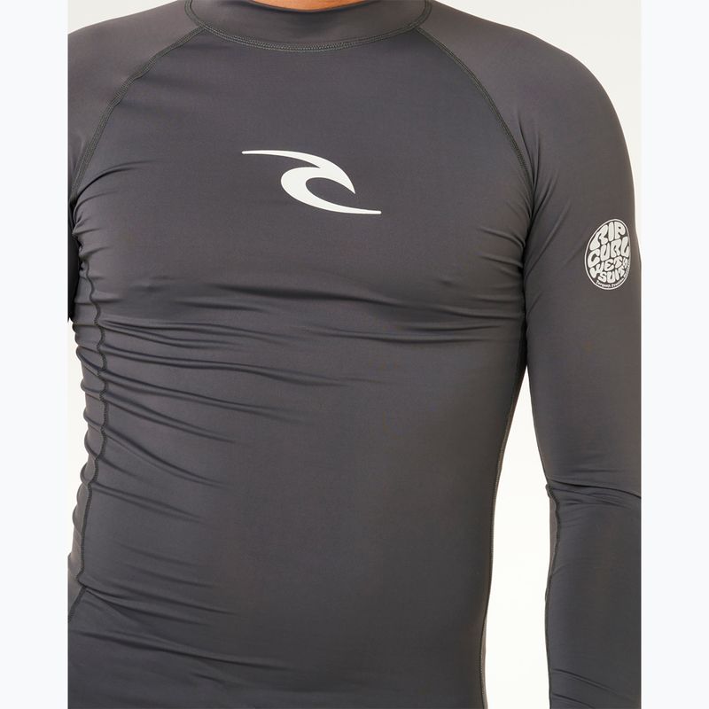 Bluză cu mânecă lungă pentru înot bărbați Rip Curl Waves Upf Perf charcoal grey 6
