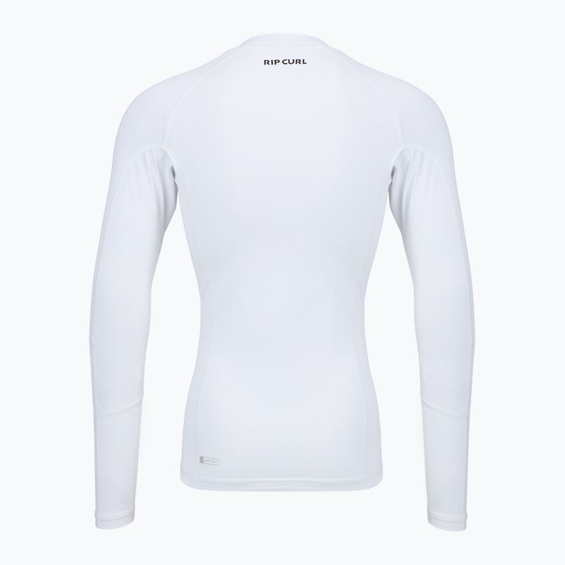Bluză cu mânecă lungă pentru înot bărbați Rip Curl Waves Upf Perf white 2