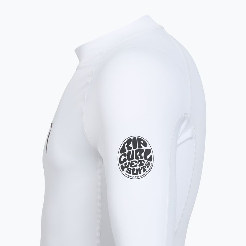 Bluză cu mânecă lungă pentru înot bărbați Rip Curl Waves Upf Perf white 5