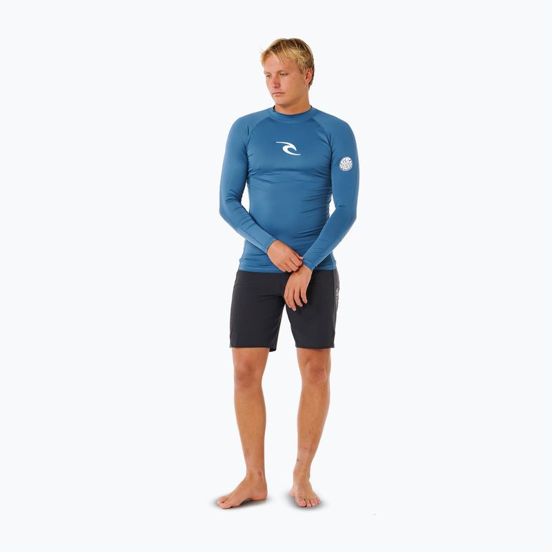 Bluză cu mânecă lungă pentru înot bărbați Rip Curl Waves Upf Perf bluefin 2