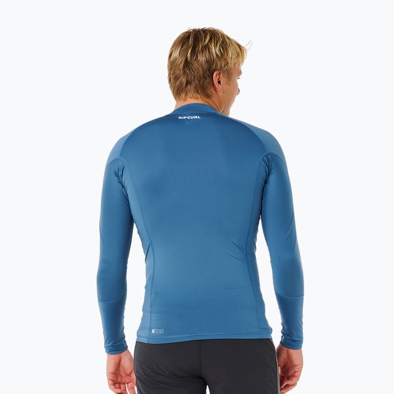 Bluză cu mânecă lungă pentru înot bărbați Rip Curl Waves Upf Perf bluefin 3