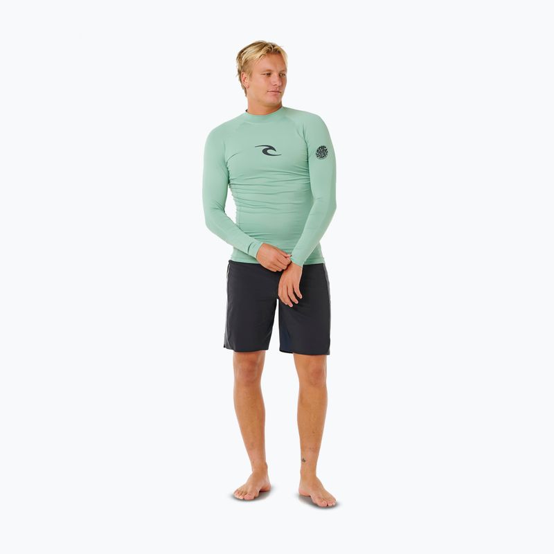 Bluză cu mânecă lungă pentru înot bărbați Rip Curl Waves Upf Perf aloe 2