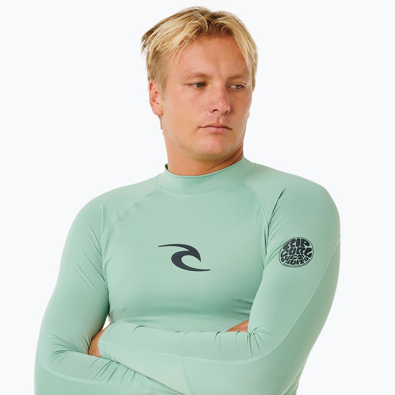 Bluză cu mânecă lungă pentru înot bărbați Rip Curl Waves Upf Perf aloe 5