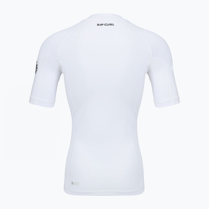Tricou de înot pentru bărbați Rip Curl Waves Upf Perf white 2