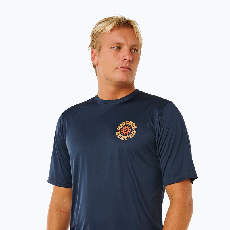 Tricou de înot pentru bărbați Rip Curl Pacific Rinse Surflite Upf dark navy 5