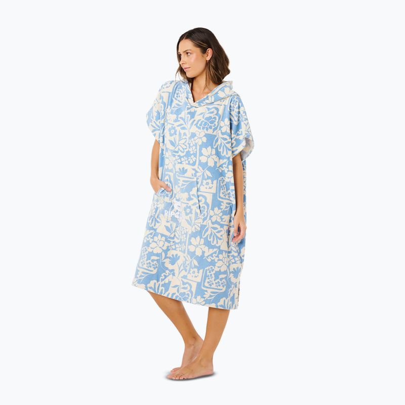 Poncho pentru femei Rip Curl Mixed Hooded Towel blissful blue 3