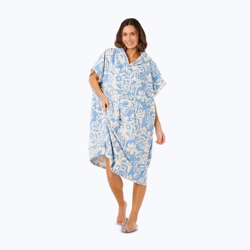 Poncho pentru femei Rip Curl Mixed Hooded Towel blissful blue 4