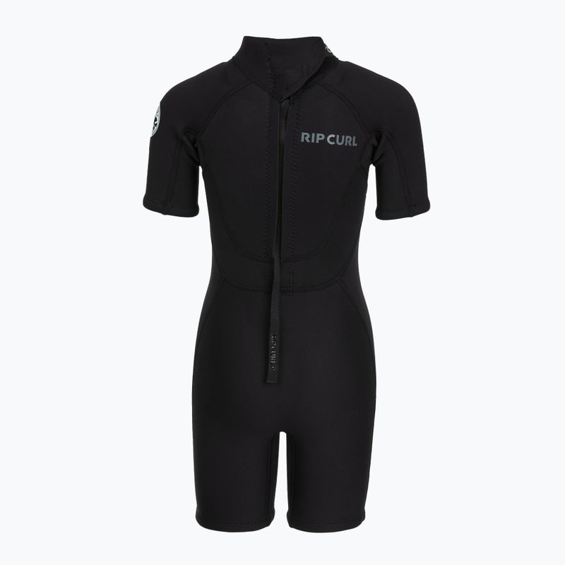 Costum de înot pentru copii Rip Curl Groms Trad 2/2 mm Back Zip Springsuit black 3