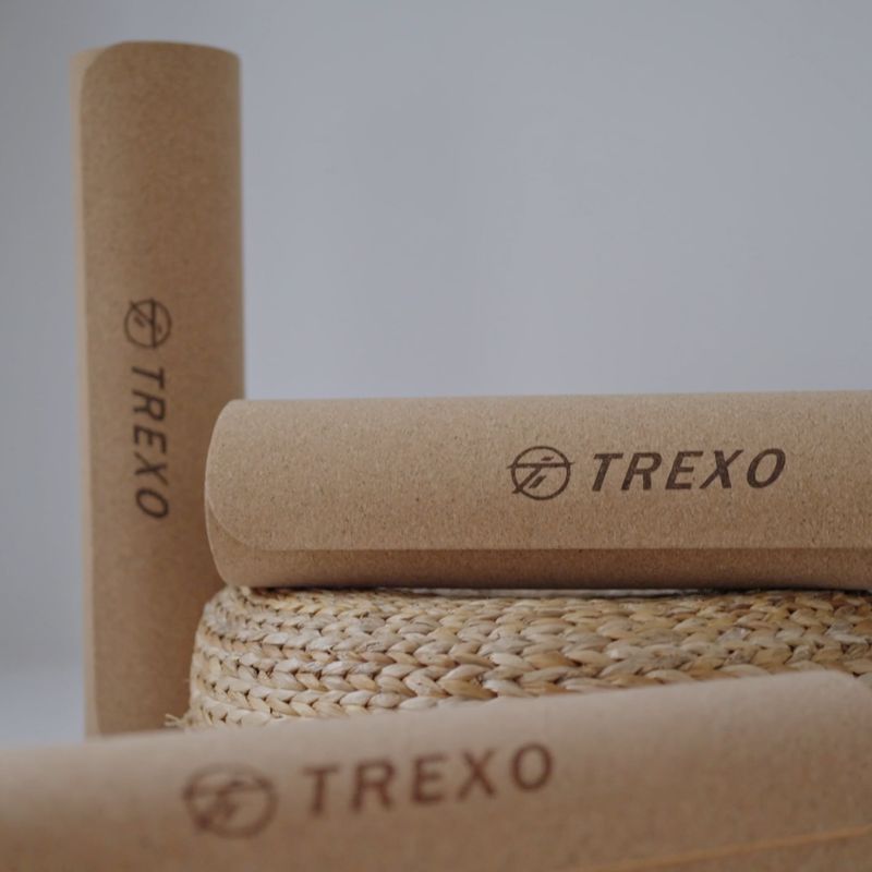 TREXO Covoraș de yoga TPE plută 6 mm portocaliu YM-C01P 8