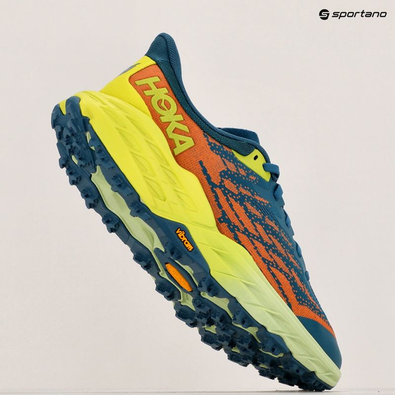 Încălțăminte de alergat pentru bărbați HOKA Speedgoat 5 Wide blue coral/evening primorose 11