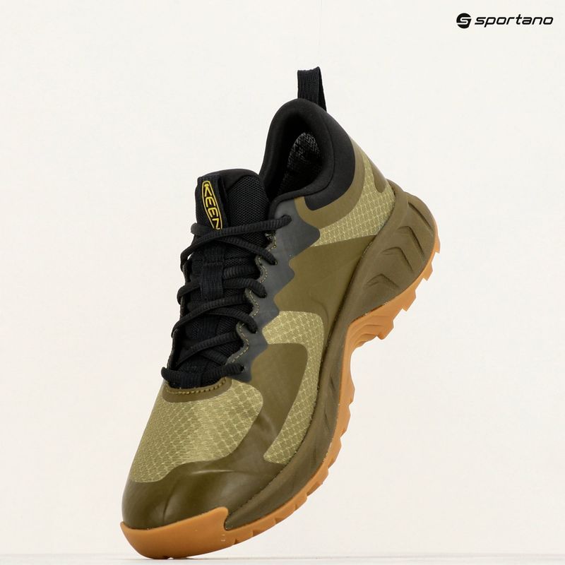 Încălțăminte de turism pentru bărbați KEEN Versacore WP dark olive/antique moss 9