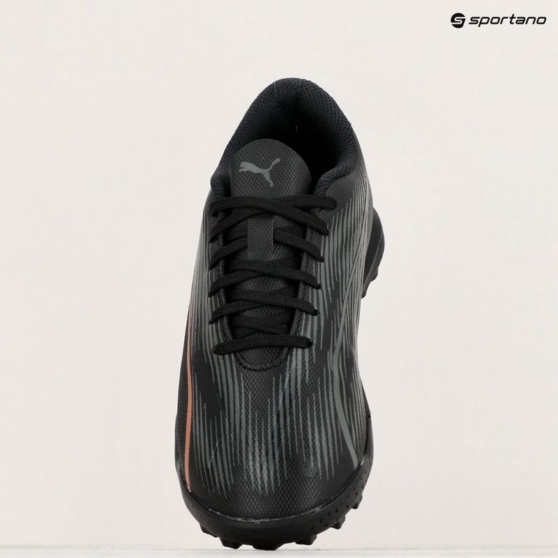 Încălțăminte de fotbal pentru copii PUMA Ultra Play TT Jr puma black/copper rose 16