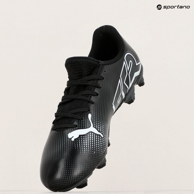 Încălțăminte de fotbal pentru copii PUMA Future 7 Play FG/AG puma black/puma white 16