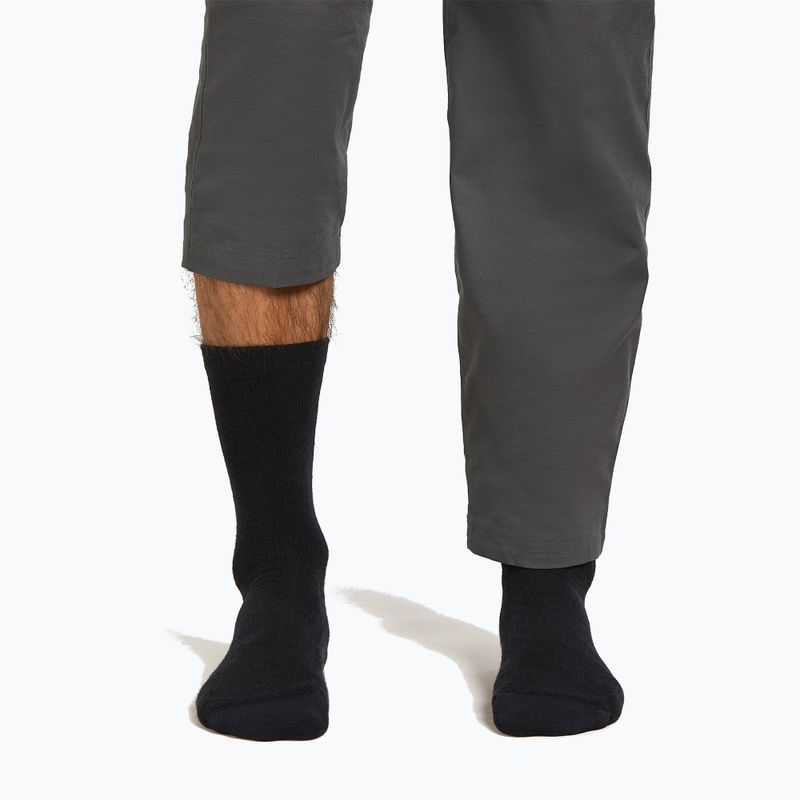 Șosete pentru bărbați Icebreaker Merino Lifestyle Light Crew black 3