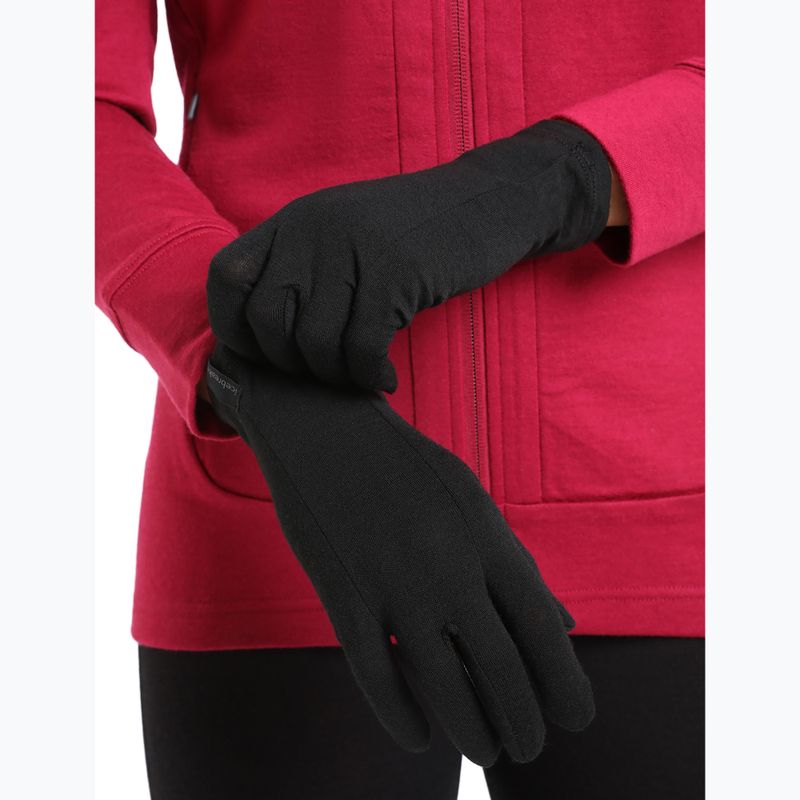 Mănuși de trekking icebreaker 200 Oasis Glove Liners black
