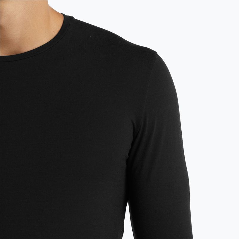 Longsleeve termoactiv pentru bărbați icebreaker Merino 150 Anatomica Crewe black 4