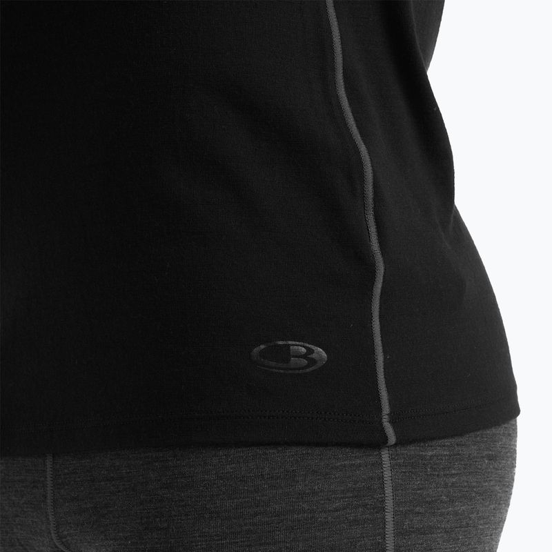 Longsleeve termoactiv pentru bărbați icebreaker Merino 150 Anatomica Crewe black 6