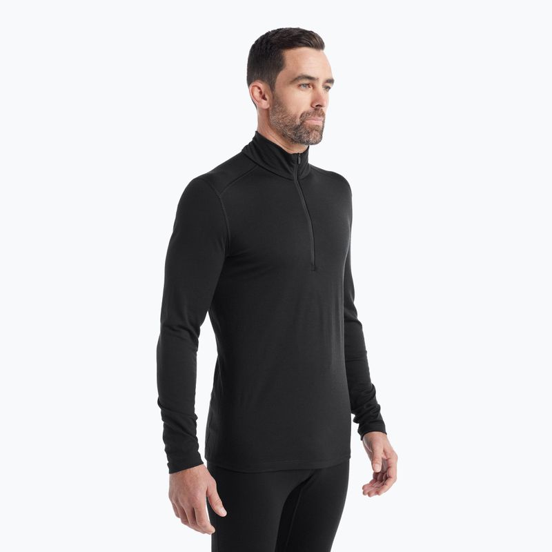 Tricou termic pentru bărbați icebreaker 200 Oasis negru IB1043670011